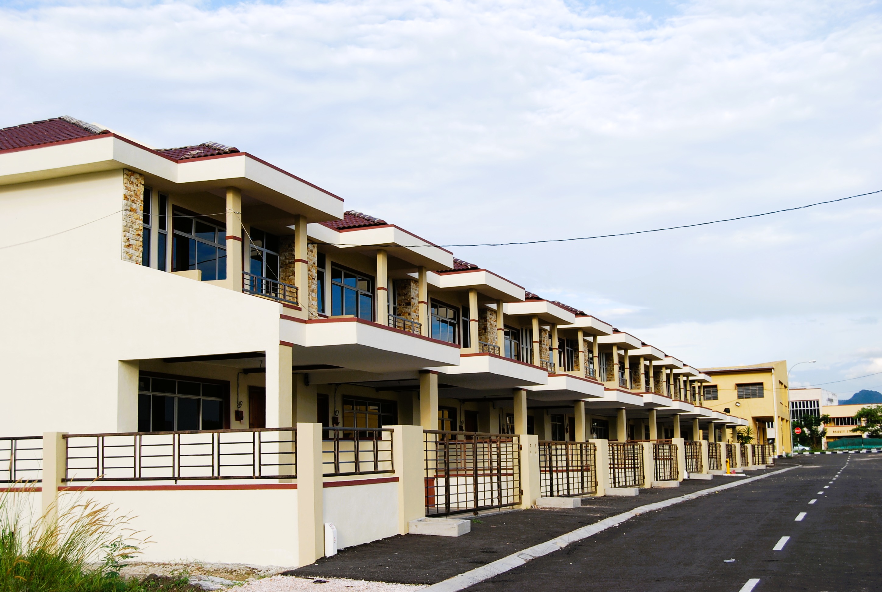 Double storey terrace construction project